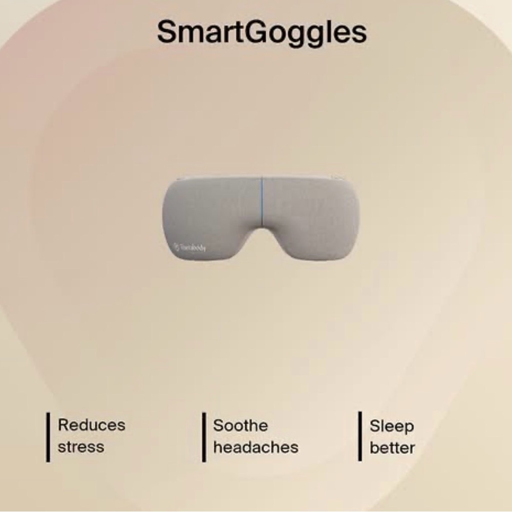 Therabody Light Gray SmartGoggles